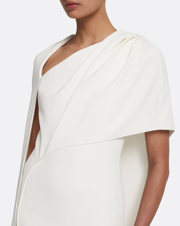 Safiyaa Contessa Long Dress In Ivory