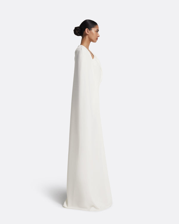 Safiyaa Contessa Long Dress In Ivory