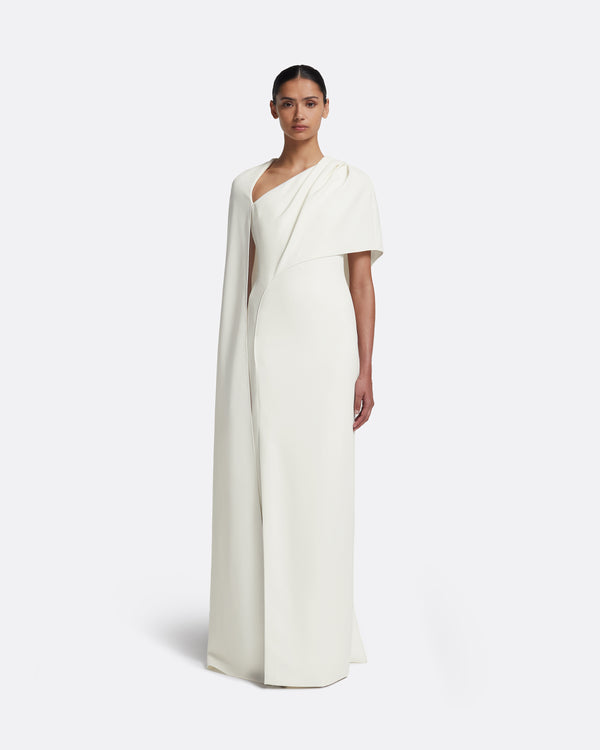 safiyaa Contessa Long Dress in Ivory
