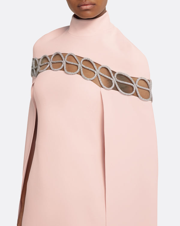 Safiyaa Coran Pale Pink Long Dress