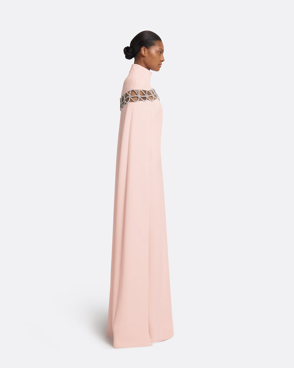 Safiyaa Coran Pale Pink Long Dress