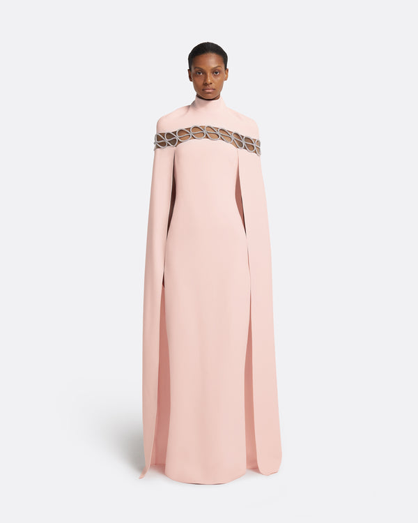safiyaa Coran Pale Pink Long Dress