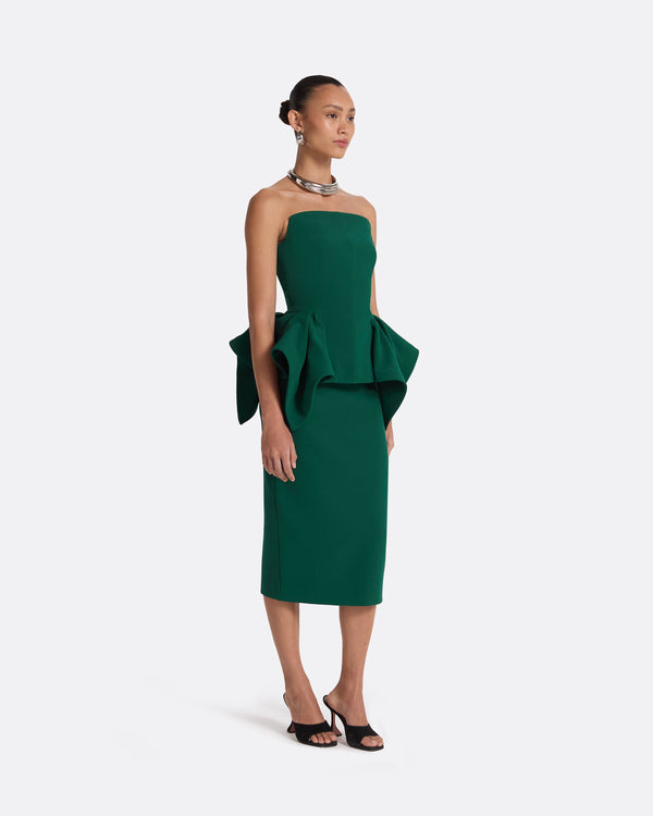 Safiyaa Corral Tourmaline Midi Dress