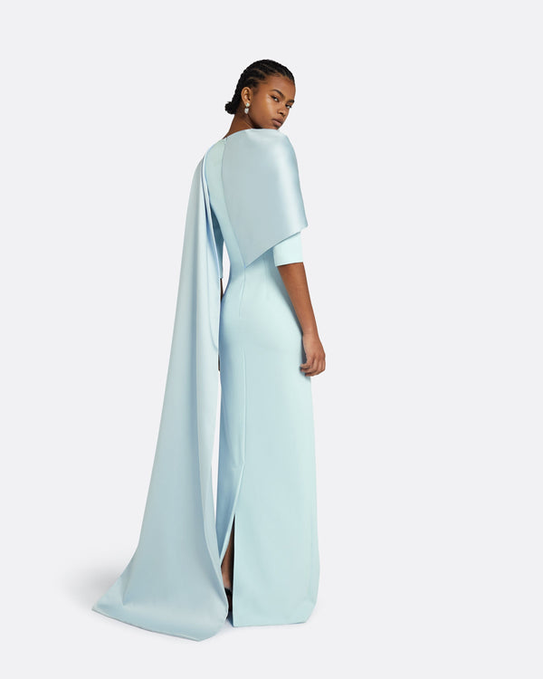 Safiyaa Cosette Baby Blue Long Dress