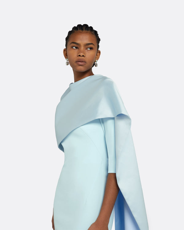 Safiyaa Cosette Baby Blue Long Dress