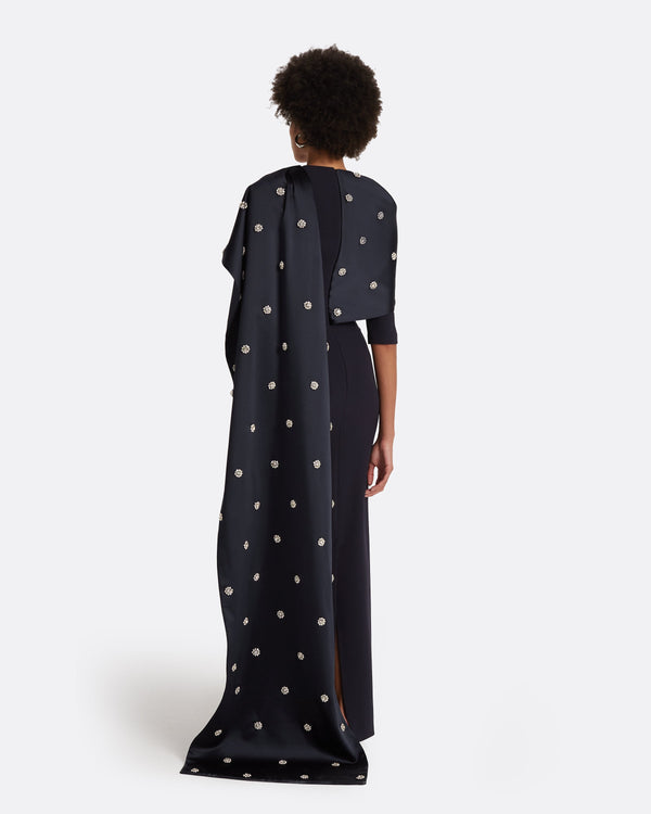 Safiyaa Cosette Midnight Navy Long Dress