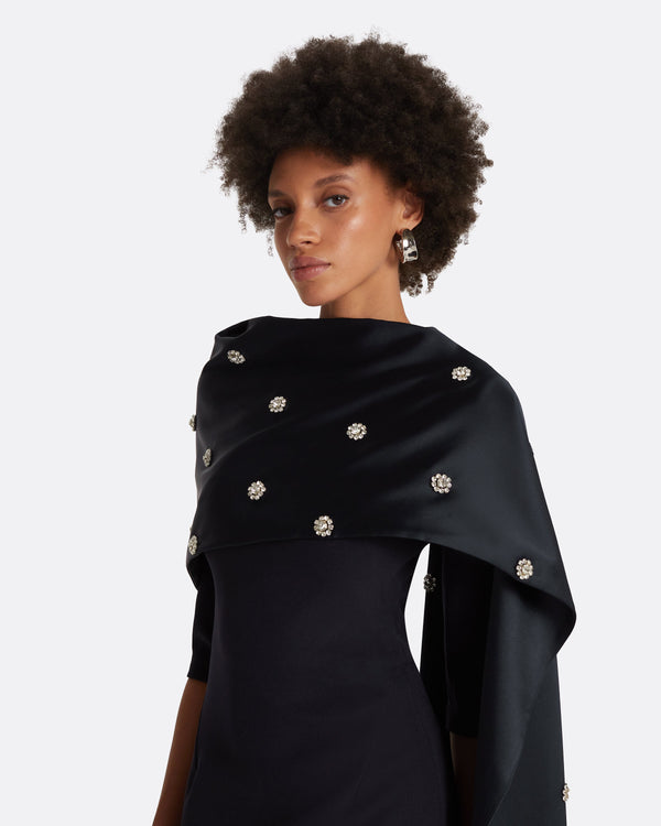 Safiyaa Cosette Midnight Navy Long Dress