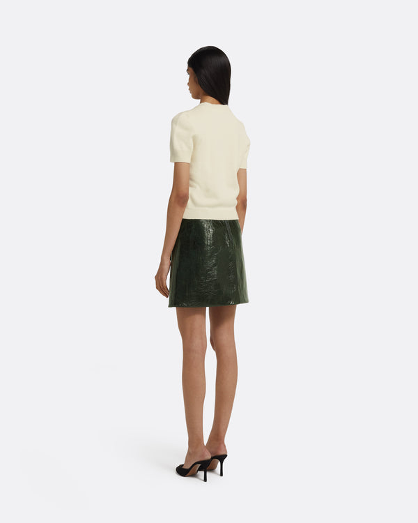 Safiyaa Dallas Skirt In Collard Green