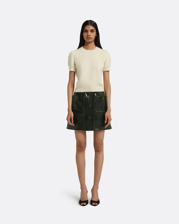 safiyaa Dallas Skirt in Collard Green