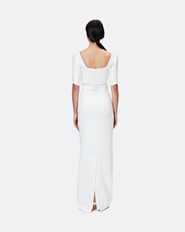 Safiyaa Dara Ivory Long Dress