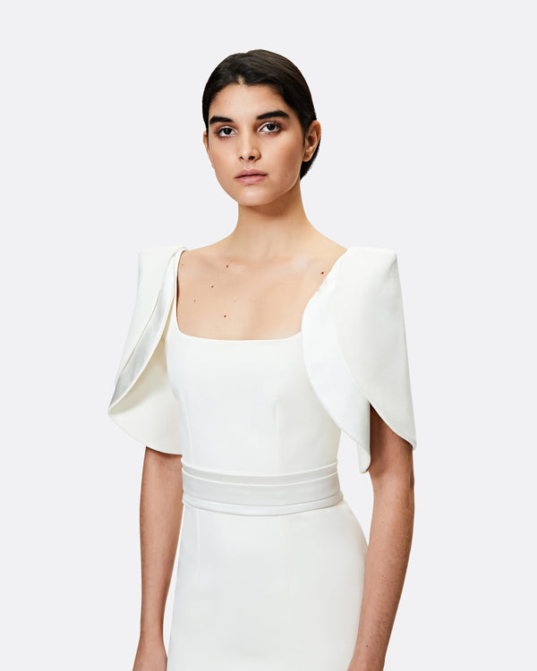 Safiyaa Dara Ivory Long Dress