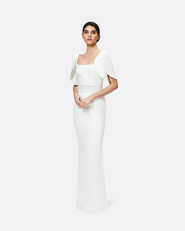 Safiyaa Dara Ivory Long Dress