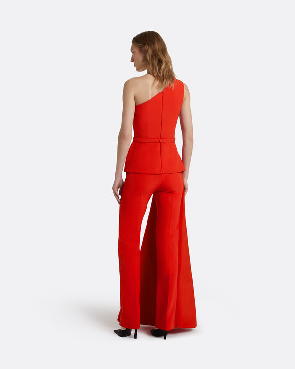 Safiyaa Dayna Scarlet Red Jumpsuit