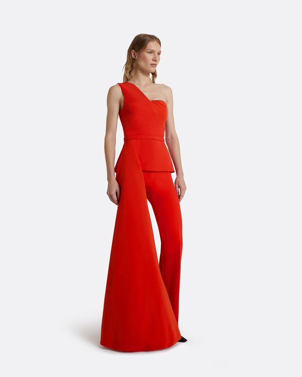 Safiyaa Dayna Scarlet Red Jumpsuit