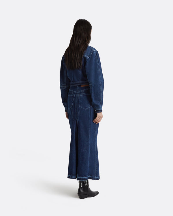 Safiyaa Deena Mid Wash Skirt