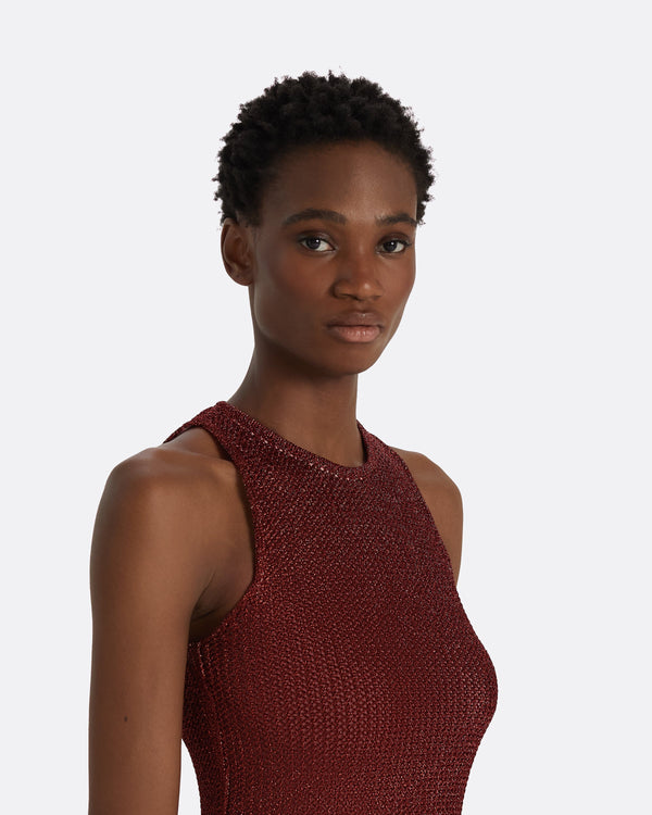 Safiyaa Deidre Amber Sun Knit Dress