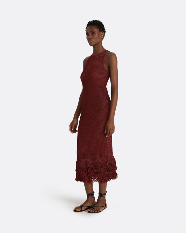 Safiyaa Deidre Amber Sun Knit Dress