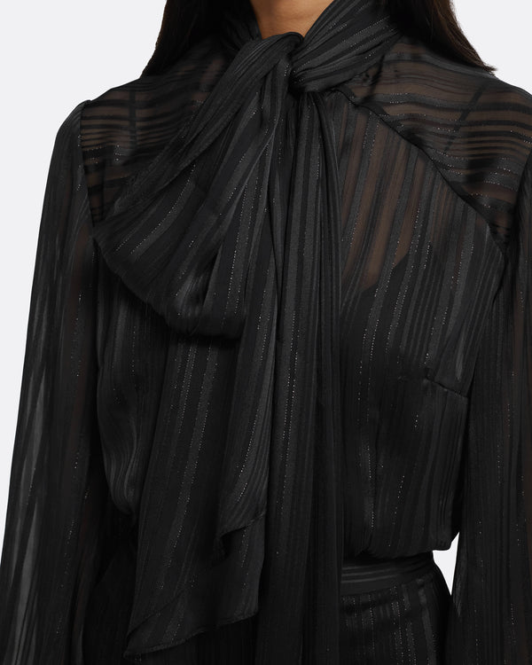 Safiyaa Delfinane Top In Black