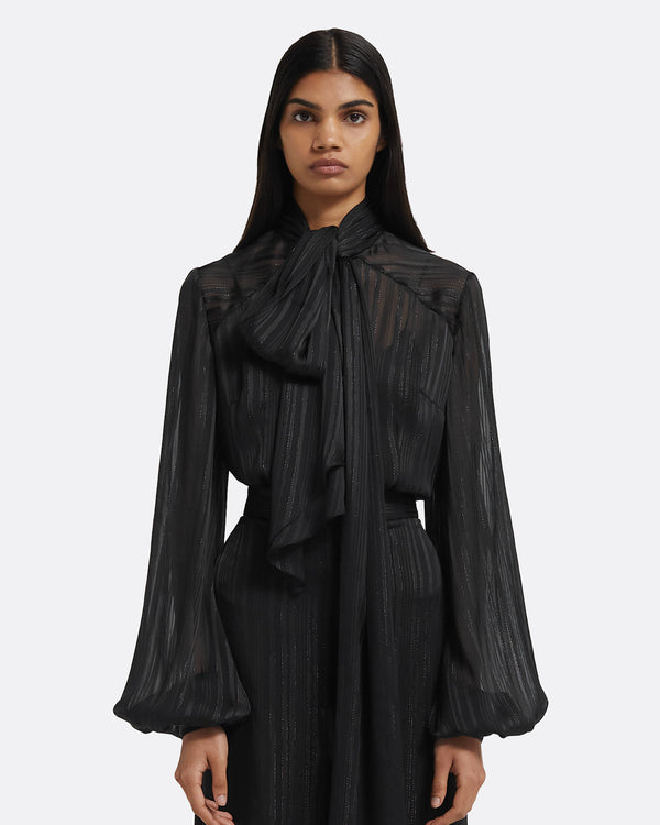 safiyaa Delfinane Top in Black