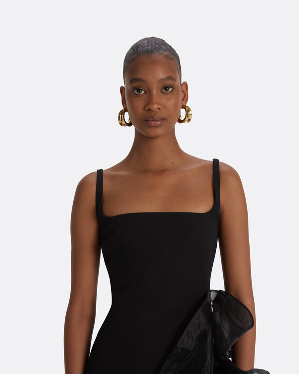 Safiyaa Derry Black Long Dress