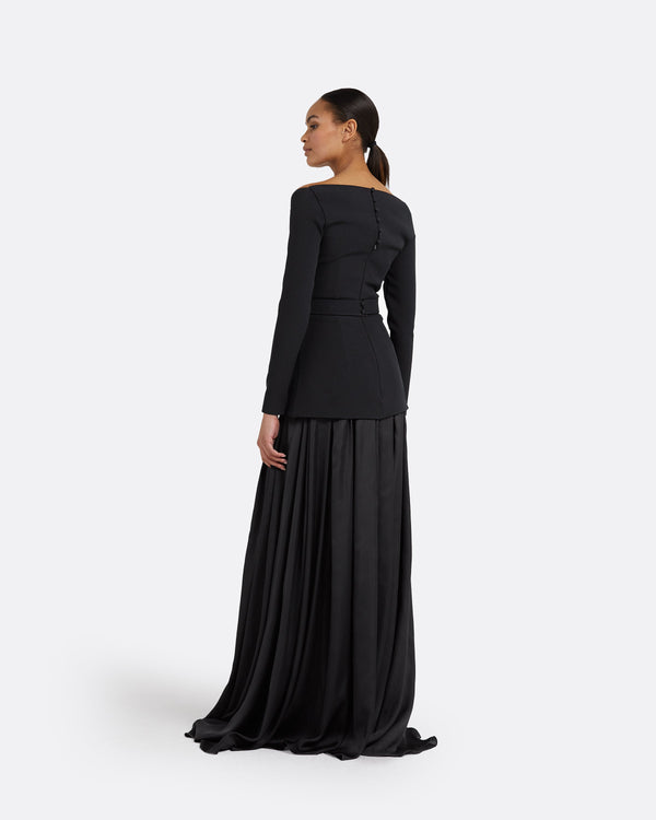 Safiyaa Desta Black Long Dress