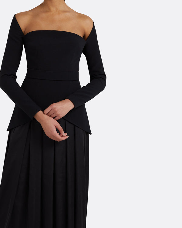 Safiyaa Desta Black Long Dress