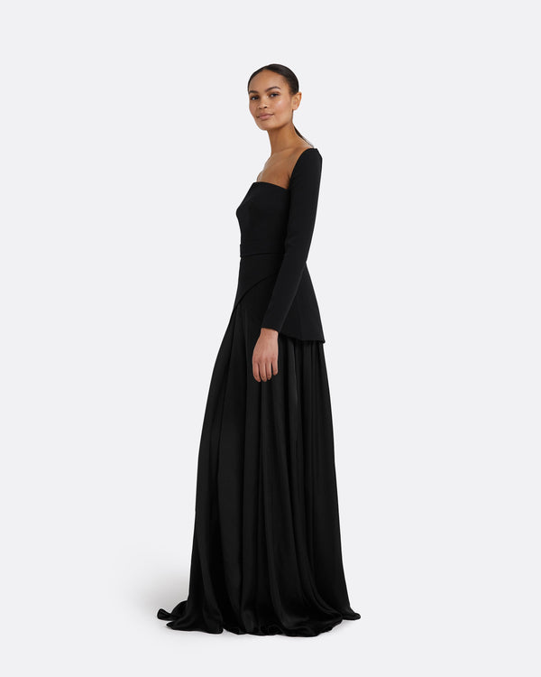 Safiyaa Desta Black Long Dress