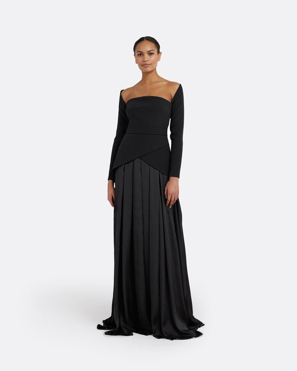 safiyaa Desta Black Long Dress