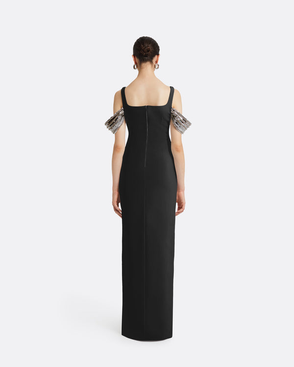 Safiyaa Dilek Black Long Dress