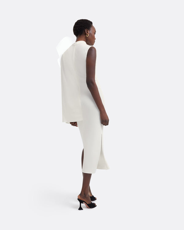 Safiyaa Dilly Ivory Midi Dress