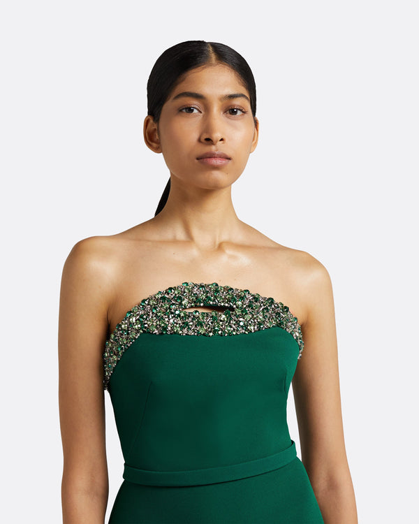 Safiyaa Donatella Botanic Long Dress