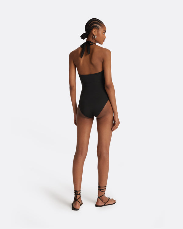Safiyaa Doti Black Swimsuit