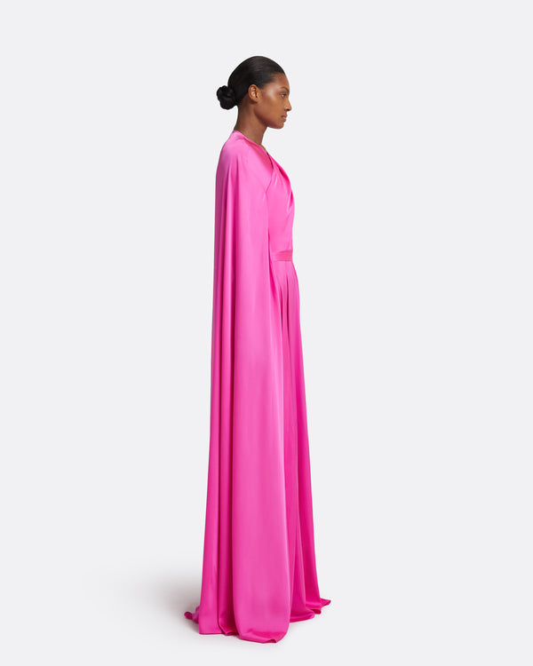 Safiyaa Drapina Long Dress In Beverley