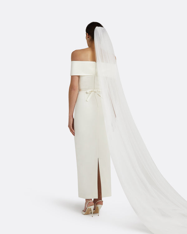 Safiyaa Drax Ivory Dress