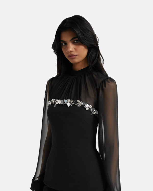 Safiyaa Duruda Black Top