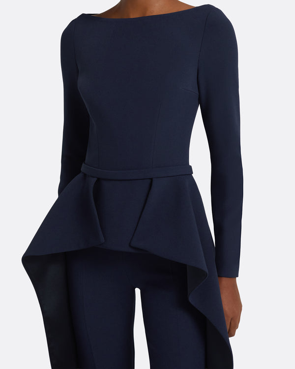 Safiyaa Dylan Top In Maritime Blue