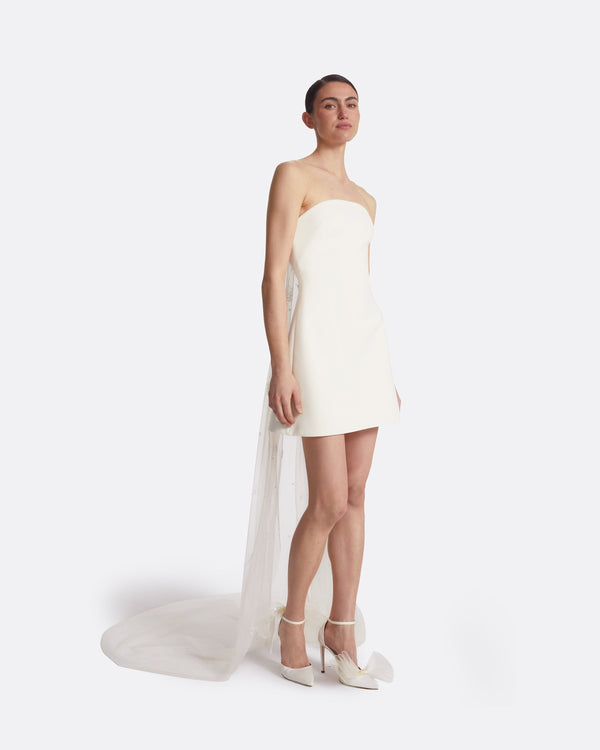 Safiyaa Edith Bouquet Embroidered Veil