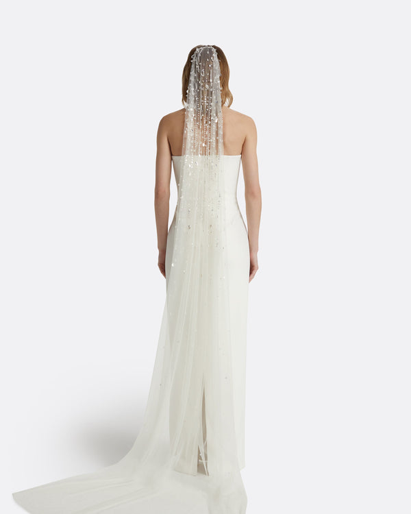 Safiyaa Edith Cecil Embroidered Veil