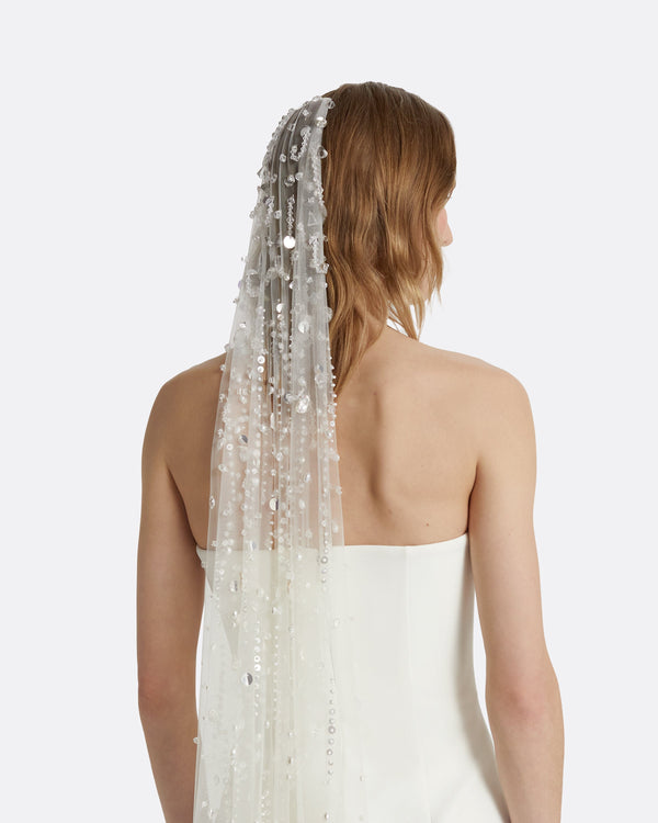 Safiyaa Edith Cecil Embroidered Veil