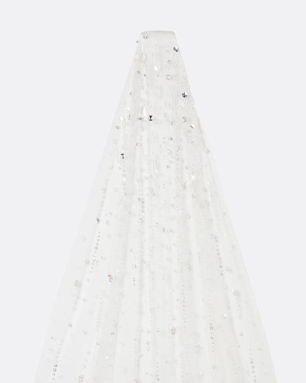 safiyaa Edith Cecil Embroidered Veil