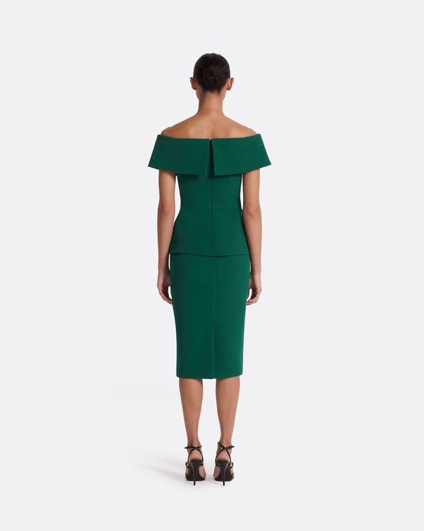 Safiyaa Eima Tourmaline Midi Dress