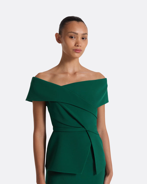 Safiyaa Eima Tourmaline Midi Dress