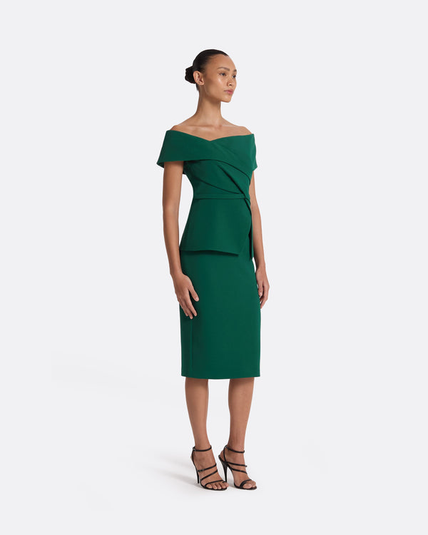 Safiyaa Eima Tourmaline Midi Dress