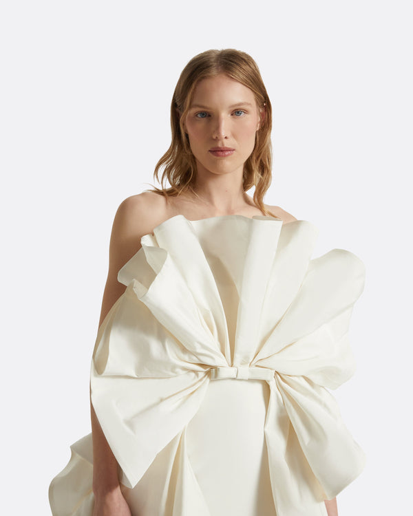 Safiyaa Elsie Ivory Long Dress