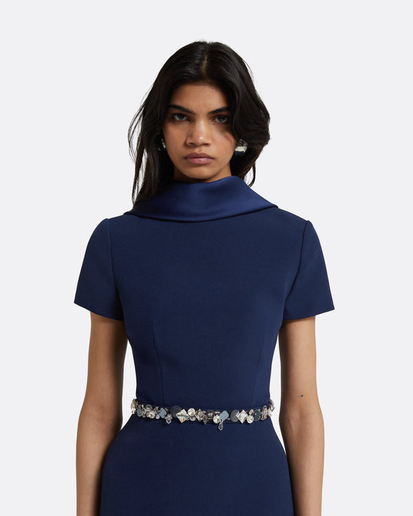 Safiyaa Elvan Embroidered Maritime Top