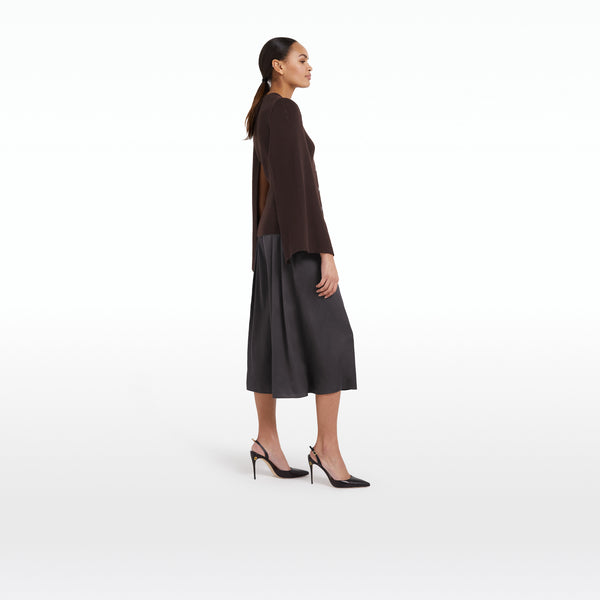 Safiyaa Emilie Chocolate Knit