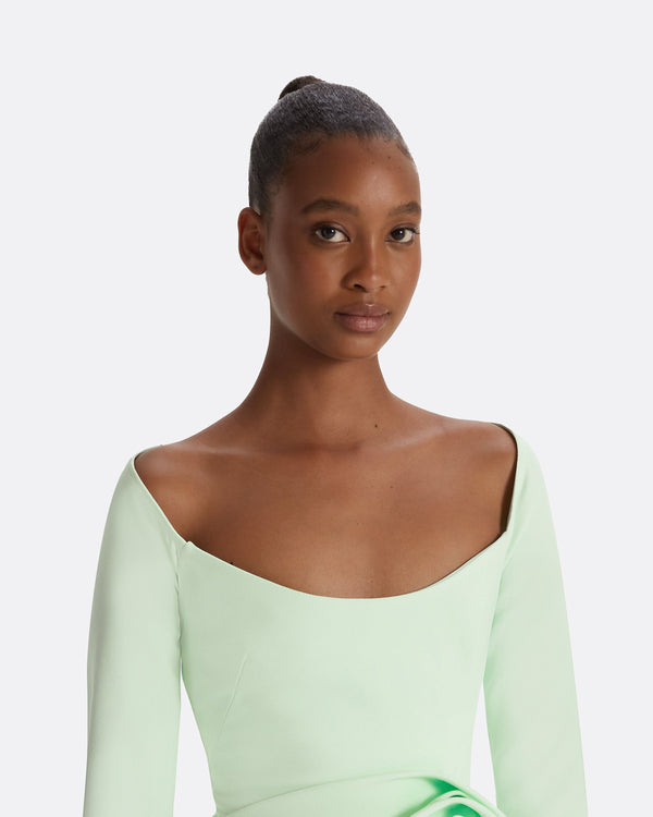 Safiyaa Emmie Sea Glass Dress