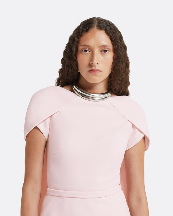 Safiyaa Erkin Barely Pink Long Dress