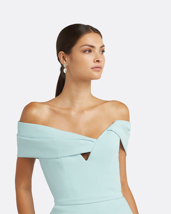 Safiyaa Everleigh Baby Blue Top