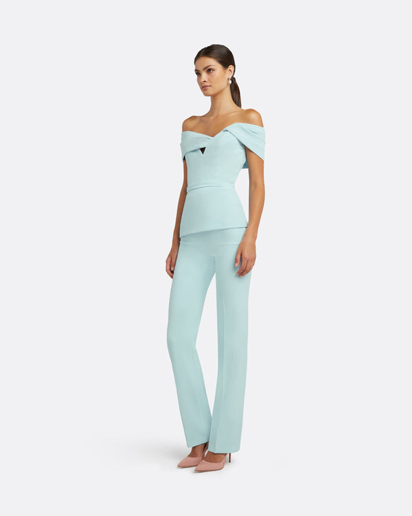 Safiyaa Everleigh Baby Blue Top